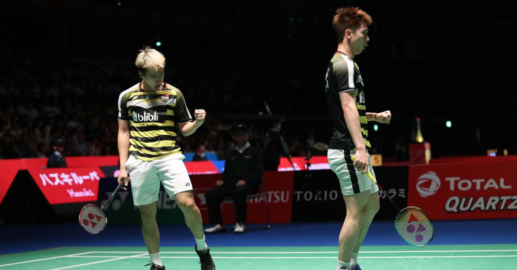 Kalahkan Wakil China, Marcus/Kevin Juara Jepang Open 2018