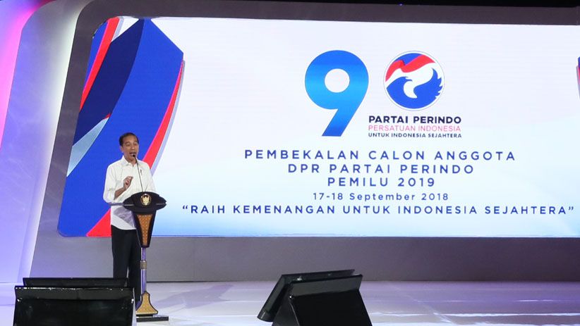 Jokowi Berbagi Strategi Pemenangan Pemilu ke Caleg Perindo