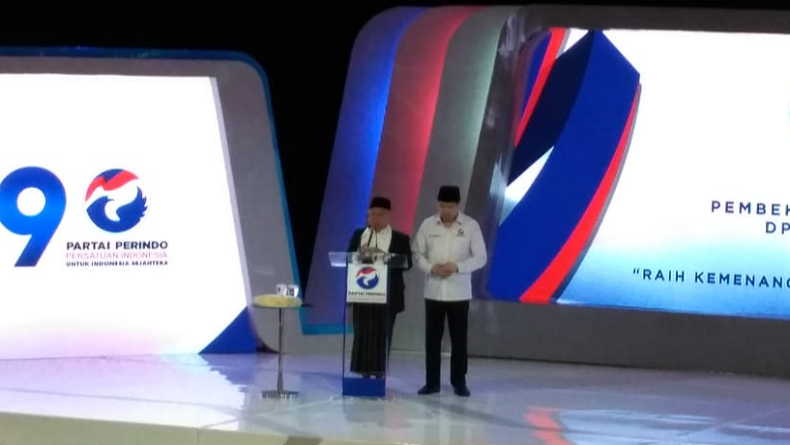 Sampaikan Apresiasi, Ma'ruf Amin Sebut Perindo Partai Sakti