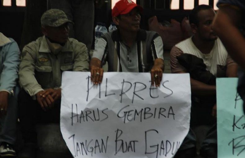 Demo di DPRD Sumut, Komunitas Pencinta NKRI Serukan Tolak Perpecahan