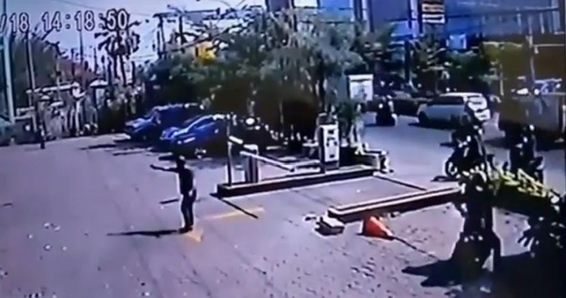 Kepergok Curi Motor di Cikarang, 4 Maling Todong Pistol Terekam CCTV