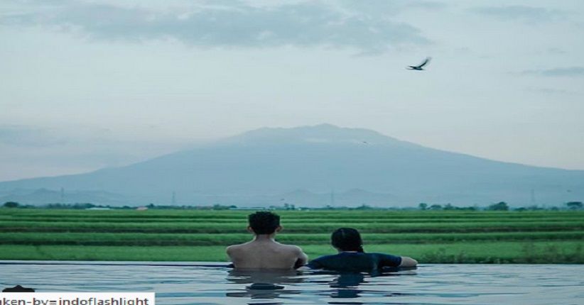 Wisata Hits di Gondang Sragen ala Pedesaan, Kolam Renang Pinggir Sawah