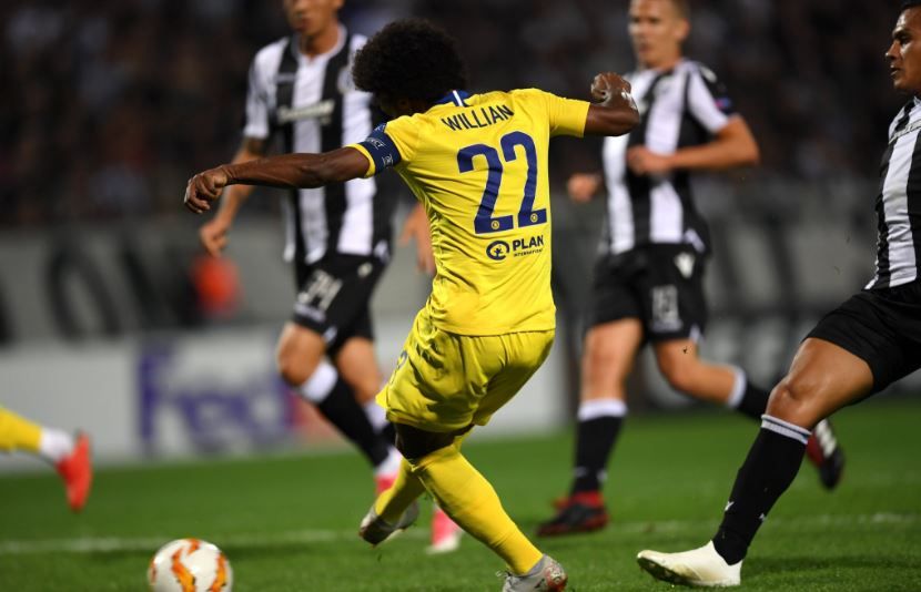 Gol Tunggal Willian Bawa Chelsea Menang Tipis 1-0 atas PAOK