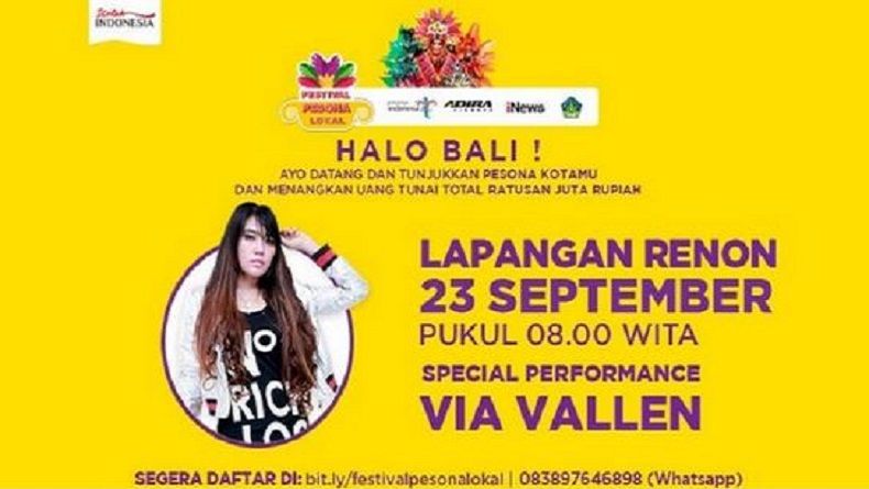 5.000 Orang Akan Meramaikan Festival Pesona Lokal Bali