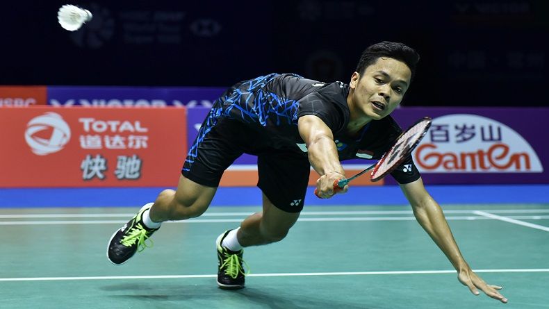 Kalahkan Kento Momota, Anthony Ginting Juara China Terbuka 2018