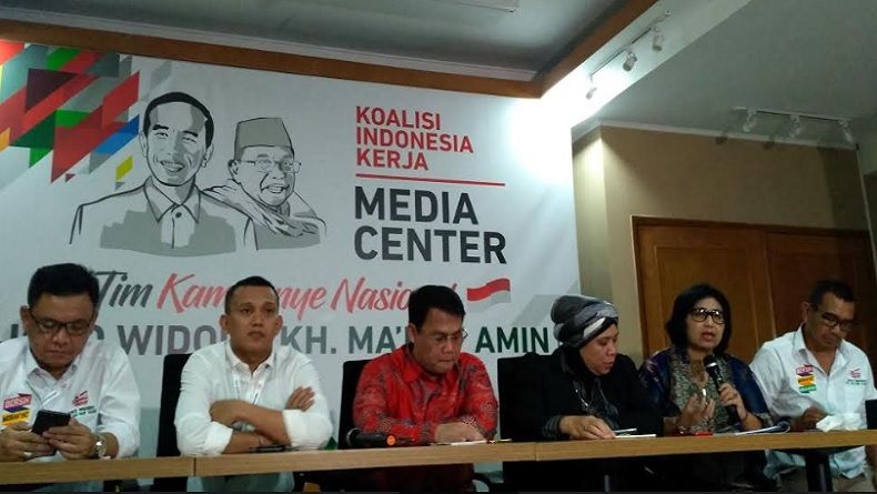 TKN Jokowi-Ma'ruf: Visi Misi Prabowo-Sandi Pendek, Tak Lengkap