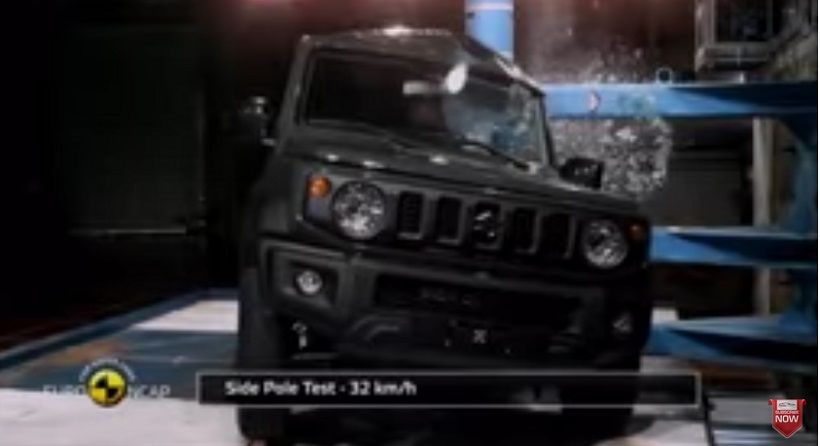 Uji Tabrak Suzuki Vitara Brezza Memuaskan, Jimny Mengecewakan