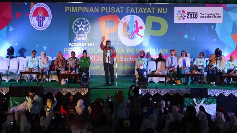Menpora Apresiasi Pekan Olahraga Perempuan Fatayat NU