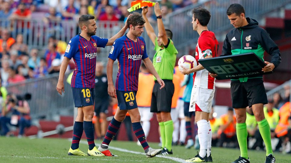 Cedera Paha, Sergi Roberto Absen saat Barcelona Bentrok Tottenham