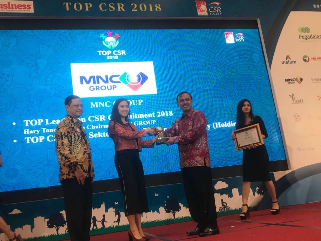 MNC Group Sabet 4 Penghargaan di TOP CSR Award