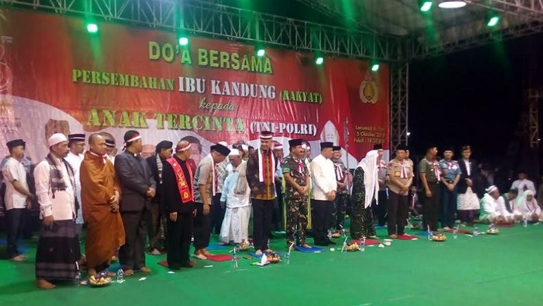 Panglima TNI dan Kapolri Hadiri Acara Doa Bersama di Semarang
