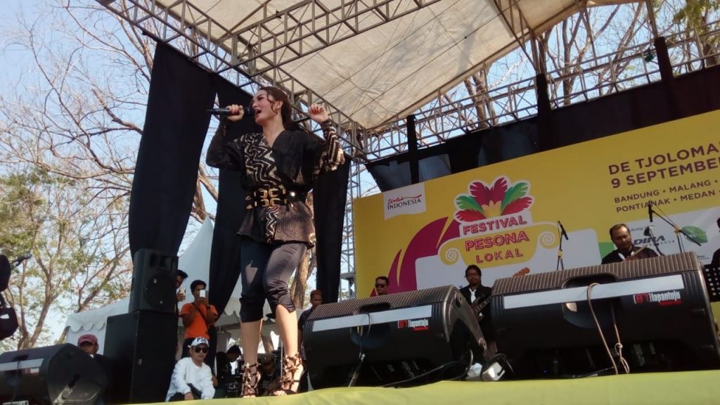 Zaskia Gotik Siap Menggebrak Panggung FPL Peduli Palu Donggala