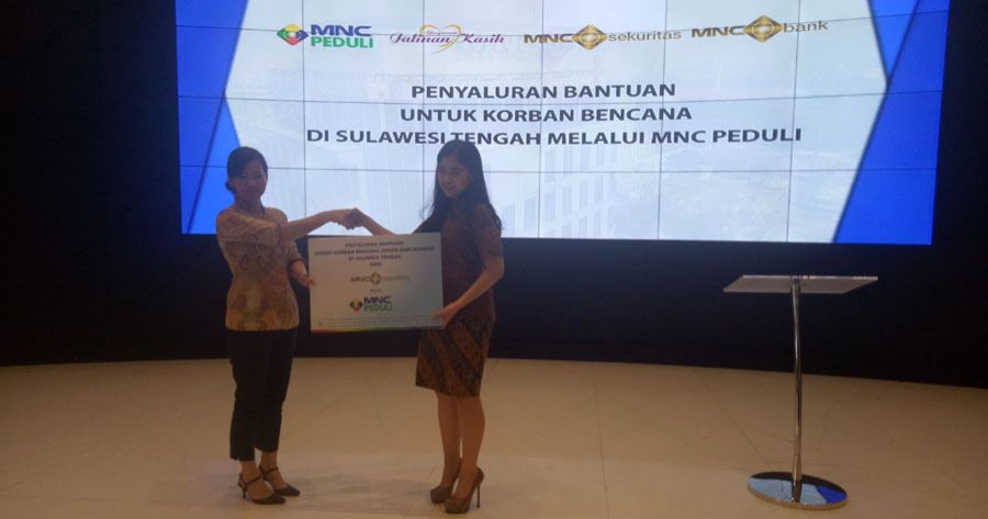 MNC Group Salurkan Bantuan Bencana Sulawesi Tengah Lewat MNC Peduli
