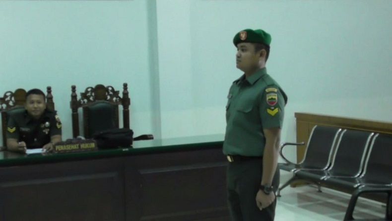 Oknum Prajurit TNI Divonis 8 Bulan Penjara karena Aniaya Mantan Pacar