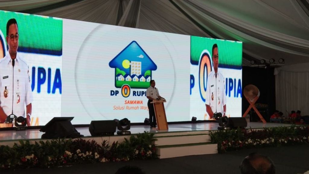 Anies Luncurkan Rumah DP 0 Persen, Pembelian Mulai 1 November