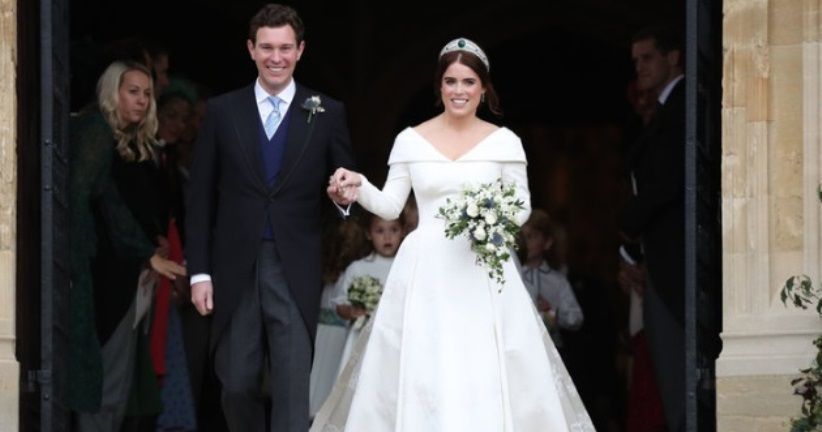 Nikah, Princess Eugenie Pakai Gaun yang Ekspos Bekas Luka di Punggung