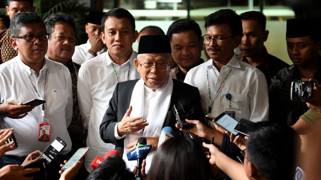 KH Ma'ruf Amin Kunjungi Sahabat Lama di Pesantren Krapyak Bantul