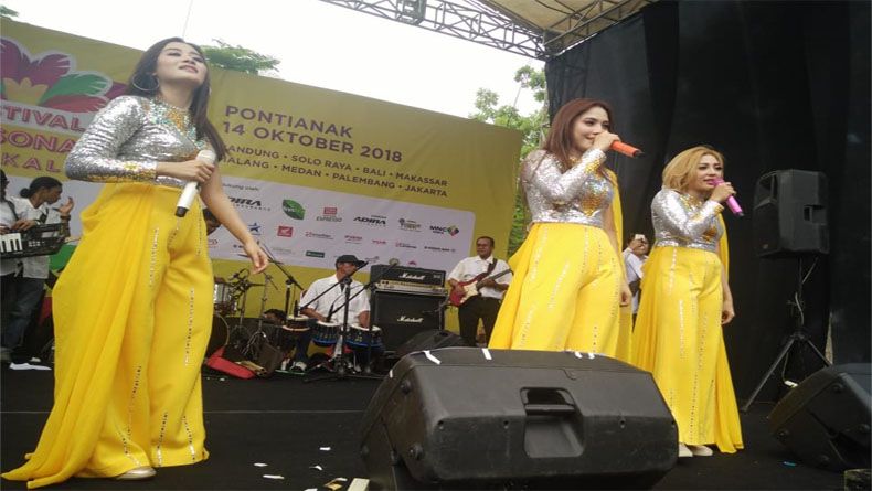 Bikin Heboh, Trio Macan Menggoyang Panggung FPL Pontianak