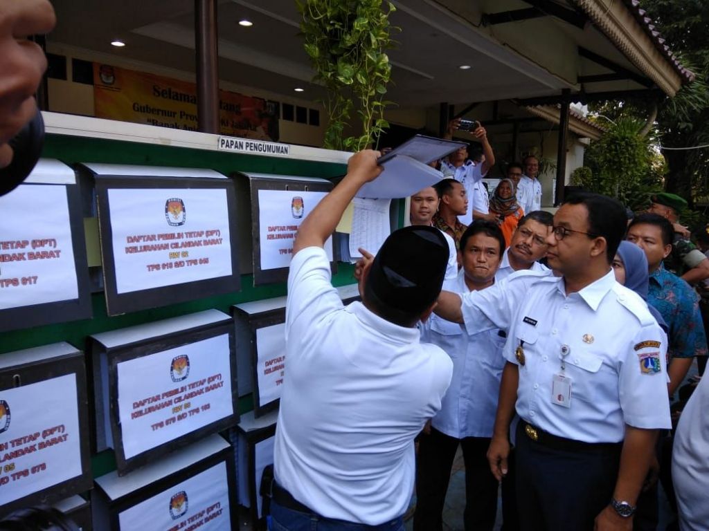 Cek DPT Pemilu 2019, Anies: Jangan Sampai Kita sebagai Pemilih Pasif