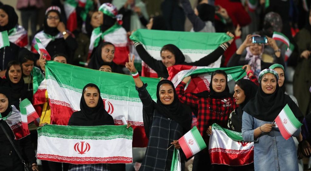 Langka, Ratusan Wanita Iran Tonton Pertandingan Bola Internasional