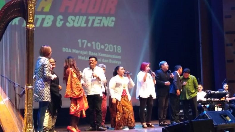 TKN Jokowi-Ma'ruf Gelar Pentas Seni untuk Korban Gempa NTB dan Sulteng