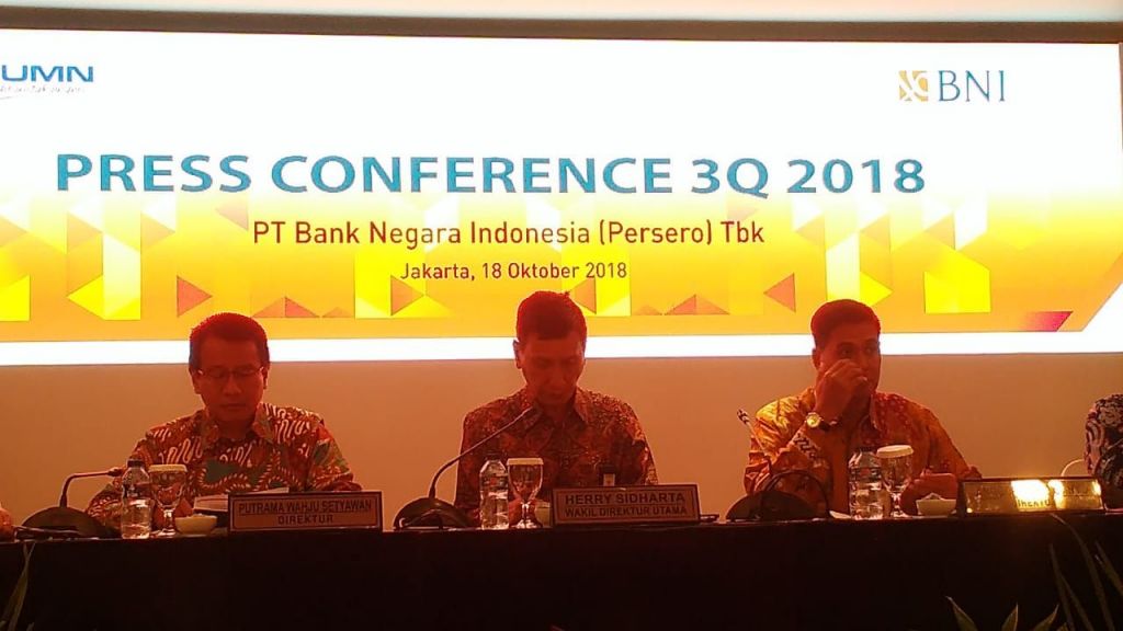 Kuartal III-2018, Laba Bersih BNI Naik 12,6 Persen Jadi Rp11,4 Triliun