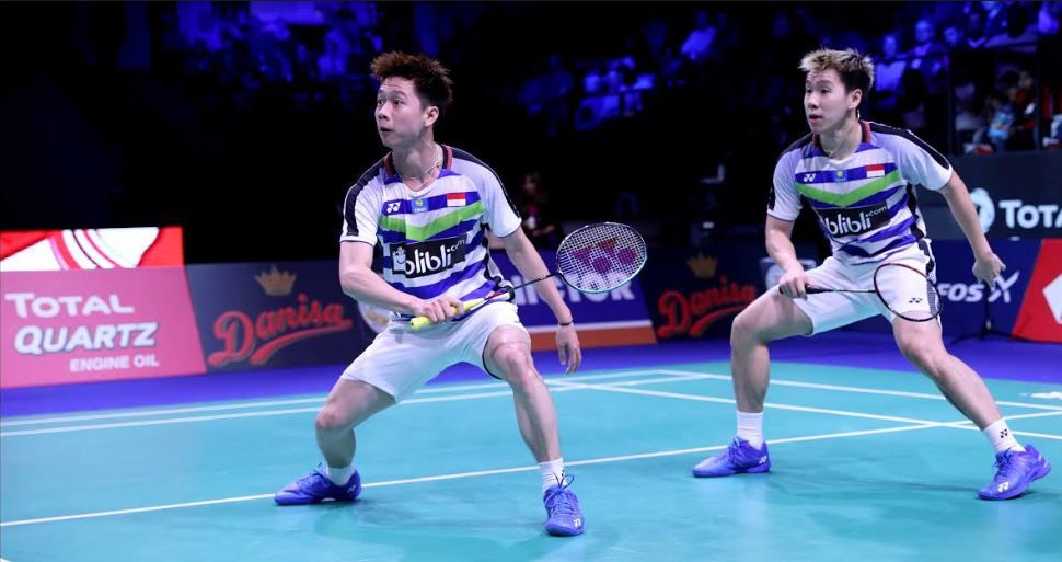 Kalahkan Ahsan/Hendra, Kevin/Marcus Amankan Tiket Final