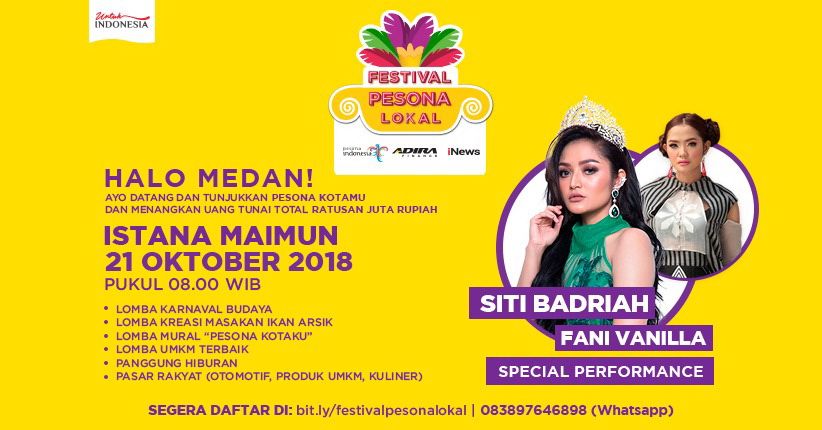 Parade Festival Budaya Jadi Daya Tarik Wisatawan di FPL Medan