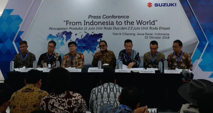 Suzuki Produksi 11 Juta Unit Motor dan 2,5 Juta Mobil di Indonesia
