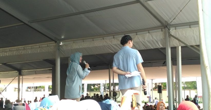 Deklarasi Gerakan Emas, Nur Asia Uno Ajak Anak-Anak Minum Susu