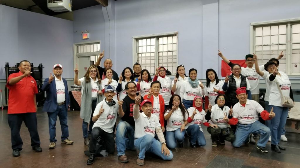 Warga Indonesia di New York Deklarasi Dukung Jokowi-Ma'ruf