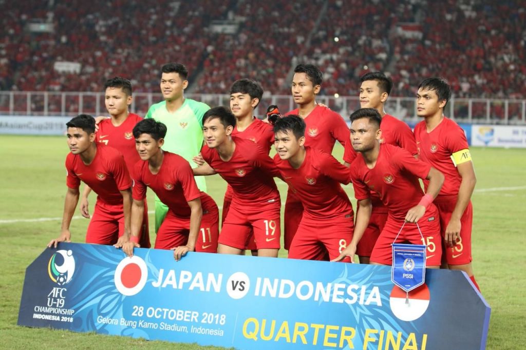 Babak I: Timnas Indonesia U-19 Tertinggal 0-1 dari Jepang