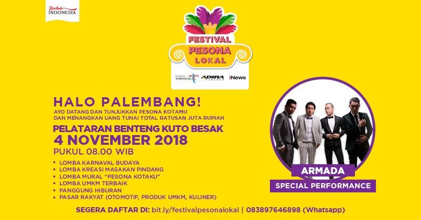 Wong Kito Galo, Mari Sebarkan Keindahan Palembang pada Dunia