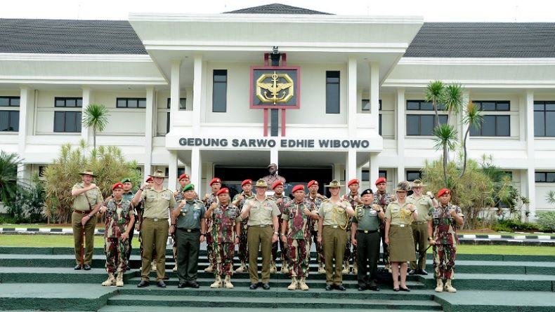 Danjen Kopassus Terima Kunjungan Kehormatan KSAD Australia