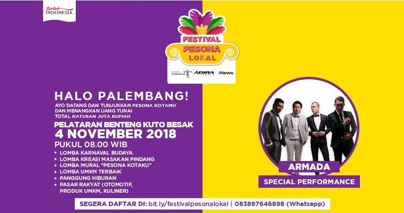 Festival Pesona Lokal Palembang, Ada Lomba Kreasi Masakan Pindang