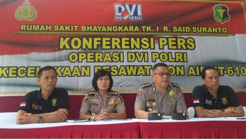 Hari Ini, DVI Polri Kembali Identifikasi 3 Korban Lion Air JT 610