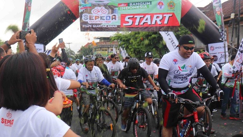 Sepeda Nusantara Etape Gianyar Aman Diikuti 1.500 Peserta