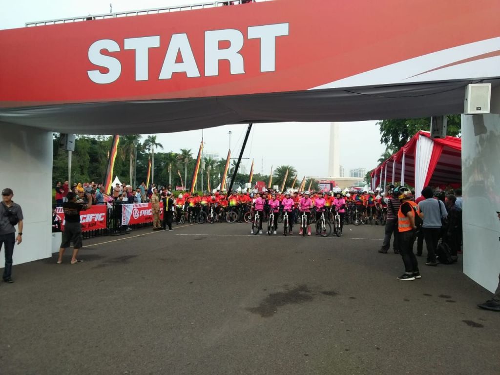 Deklarasi Pemilu Damai, Mabes Polri Ajak Warga Gowes Bareng di Monas