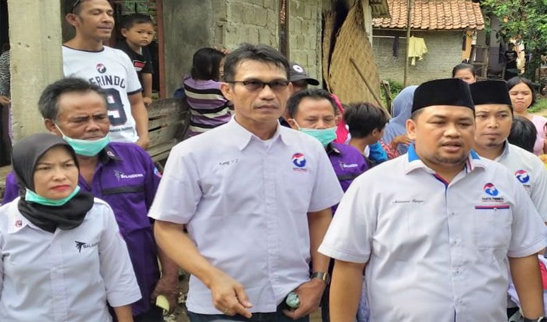 Caleg Perindo Sopiyan Jaring Aspirasi lewat Fogging di Parung Panjang