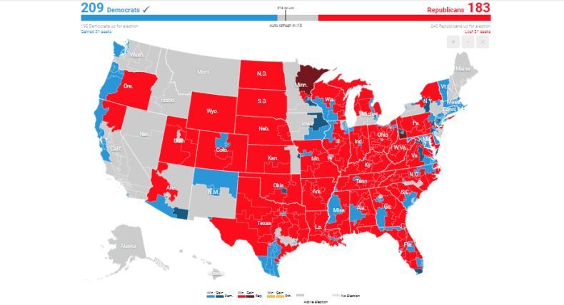 Pemilu AS: Demokrat Menang di Kongres, Republik Kuasai Senat Lagi