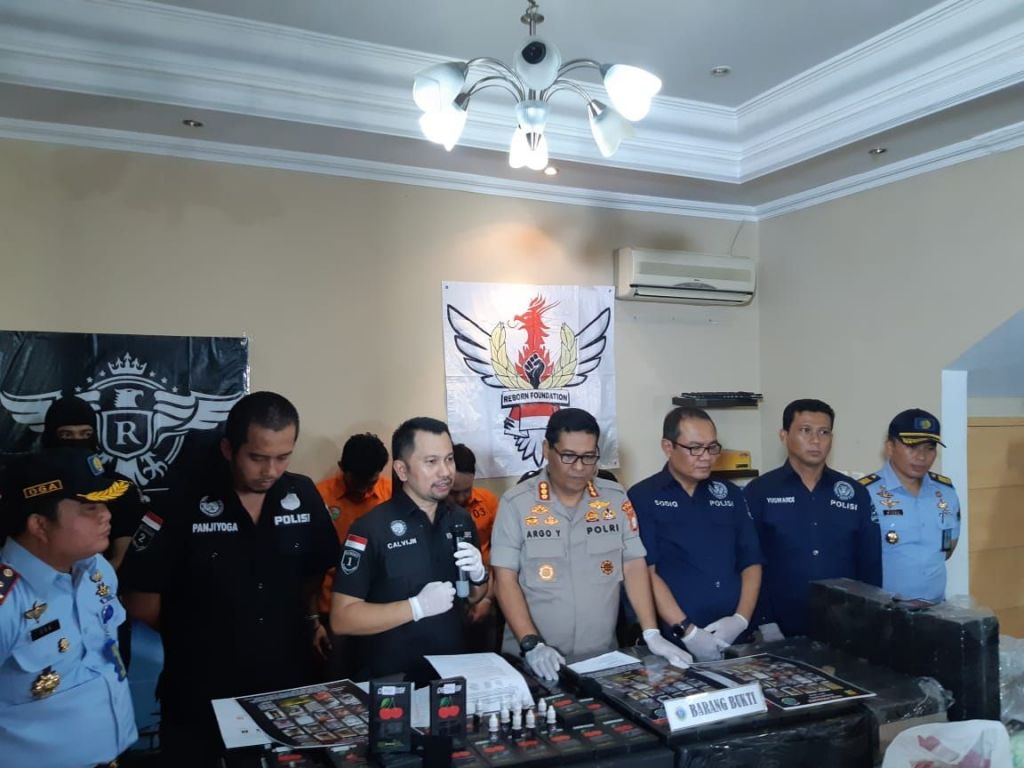 Polda Metro Jaya Tangkap 18 Peredar Liquid Vape Mengandung Narkoba