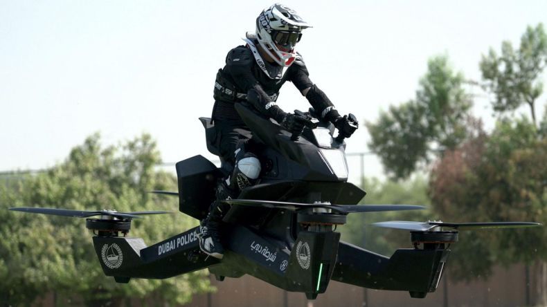 Keren, Polisi Dubai Bakal Patroli Pakai Sepeda Motor Terbang