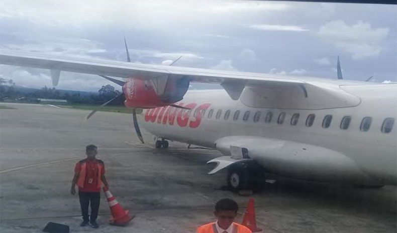 Penumpang Wings Air yang Buka Pintu Darurat Diamankan Petugas Bandara Kualanamu