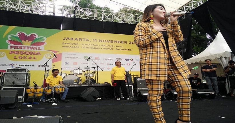 Lantunkan 7 Lagu Hits, Via Vallen Sukses Goyang Panggung FPL Jakarta