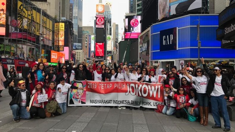 WNI di New York Deklarasikan Dukungan untuk Jokowi-Ma'ruf