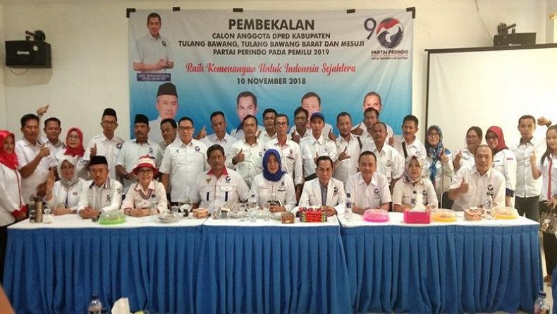 Caleg Partai Perindo di Lampung Dibekali untuk Menangkan Pileg 2019