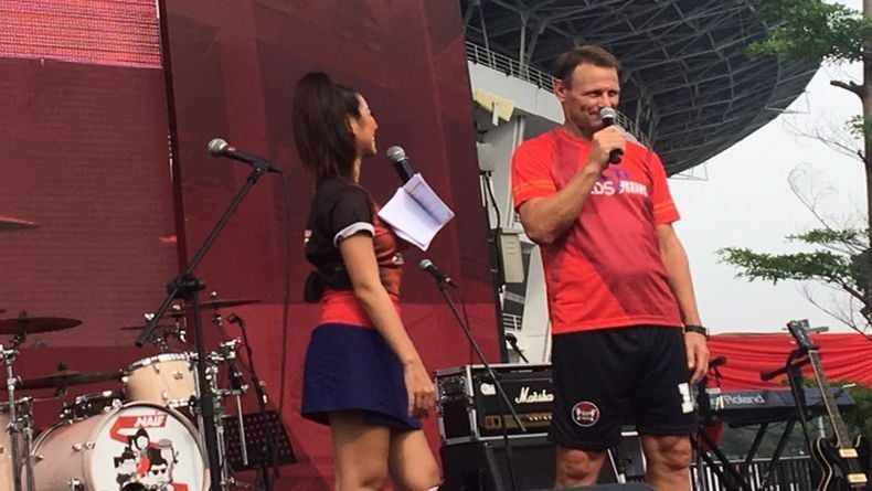 Ikuti RCTI Reds Run 2018, Sheringham Senang Bisa Bertemu Pendukung MU