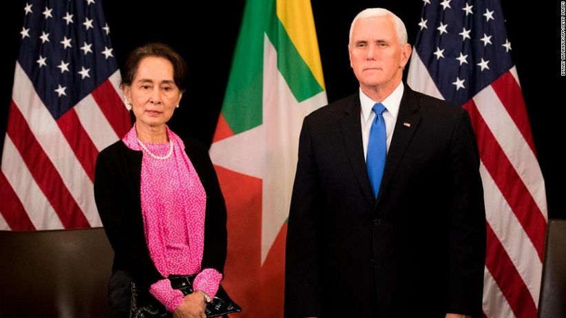 Wapres AS Pence ke Suu Kyi: Penganiayaan Rohingya Tak Bisa Dimaafkan