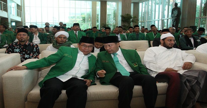 Di Arena Mukernas, Kader PPP Teriak 'Prabowo Menang'