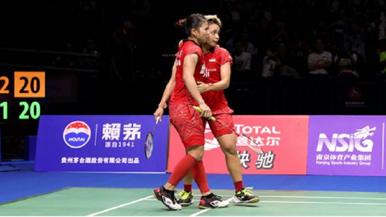 Menang Straight Games atas Wakil China, Greysia/Apriyani ke Semifinal